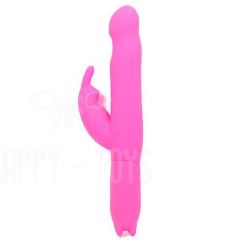 9" Luxury Vibrating Dildo Rampant Rabbit Vibrator Joy Adult Sex Toy Waterproof-Happy-Toys