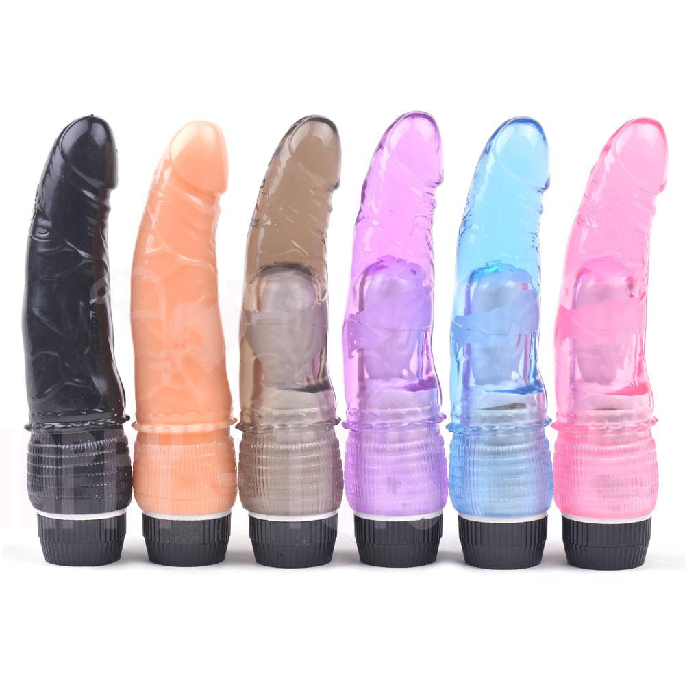 Large 8" Vibrator Dildo Gay Multi-Speed Pussy Anal Ass Butt Sex Toy Waterproof-Vibrator-Happy-Toys-Happy-Toys