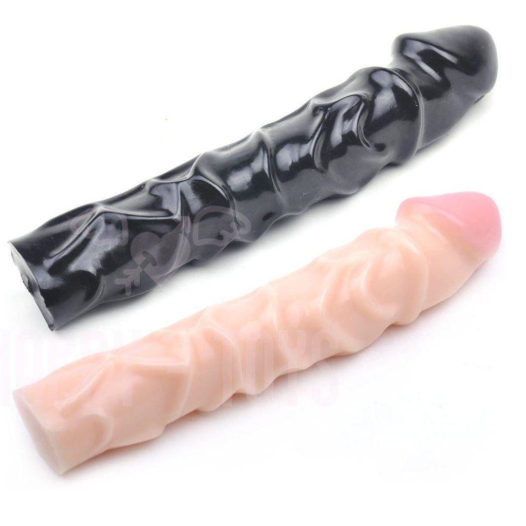 10" Huge Massive Thick Realistic Dildo Extra Large Girth Big Cock Adult Sex Toy-Happy-Toys