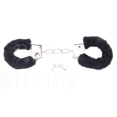 Furry Fluffy Handcuffs - Sexy Hen Night / Stag Fancy Dress Role Play Toy Sex Aid-Happy-Toys