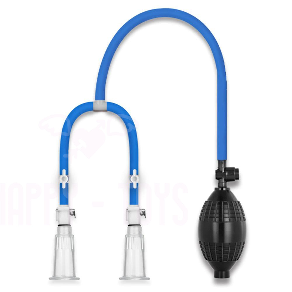 Nipple Pump Nipple Suckers Enhancement System Vacuum Cylinders Clitoral-Nipple Toy-Happy-Toys-Dual Cylinder-Happy-Toys