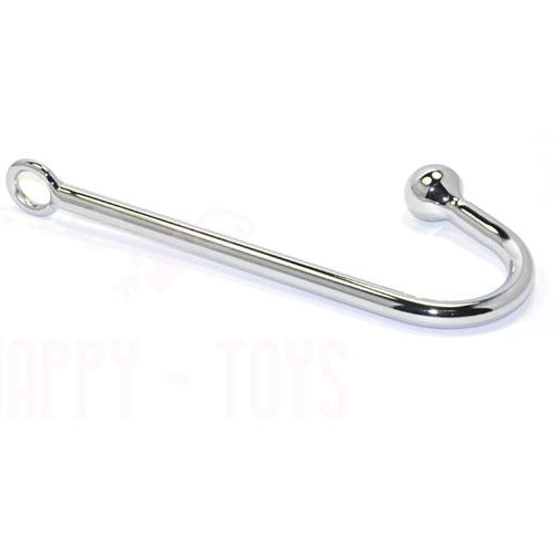 Gays Lesbians Anal Hook Hanger Cleek Metal Stainless Steel Adult Sex Toys Ball-Anal Plug-Happy-Toys-Silver-Happy-Toys