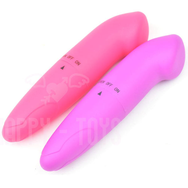 5" Mini Bullet Vibrator Vibrating Dildo Clitoral Studs Dual Sex Toy Waterproof-Happy-Toys