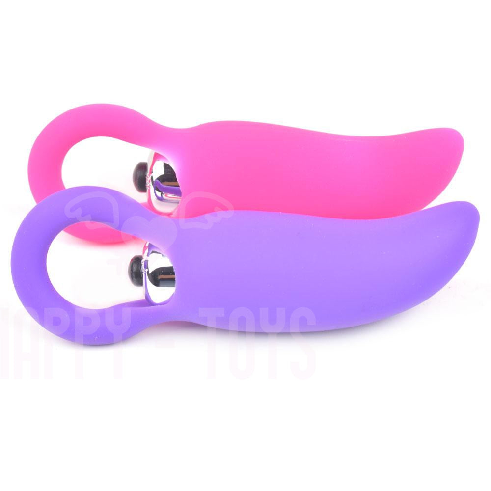 Mini Silicone Vibrator Dildo Anal G-Spot Adult Sex Toy Waterproof Lesbian Tongue-Happy-Toys