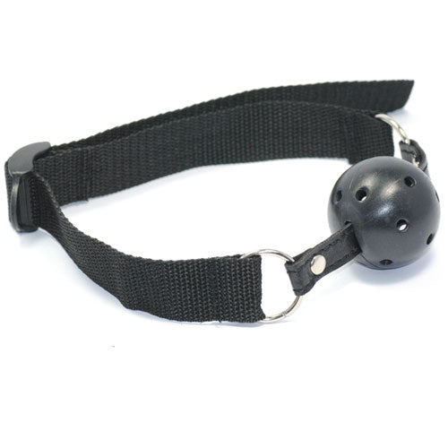 Ball Gag Open Mouth Restraint Leash Breathable Bondage Role Play BDSM Sex Toy-Gag-Happy-Toys