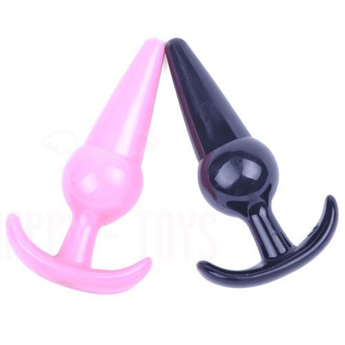5'' Rubber Anal Plug Butt Plug Anal Dildo Beads G-Spot Massager Gays Sex Toy-Happy-Toys