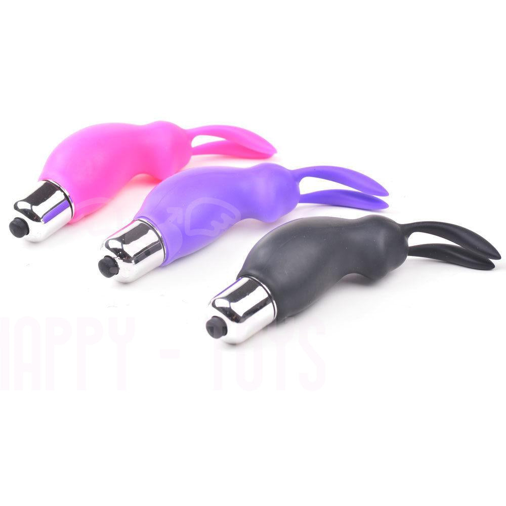 3.9" Rabbit Mini Bullet Vibrator Clitoral Stimulation Adult Sex Toy Waterproof-Happy-Toys
