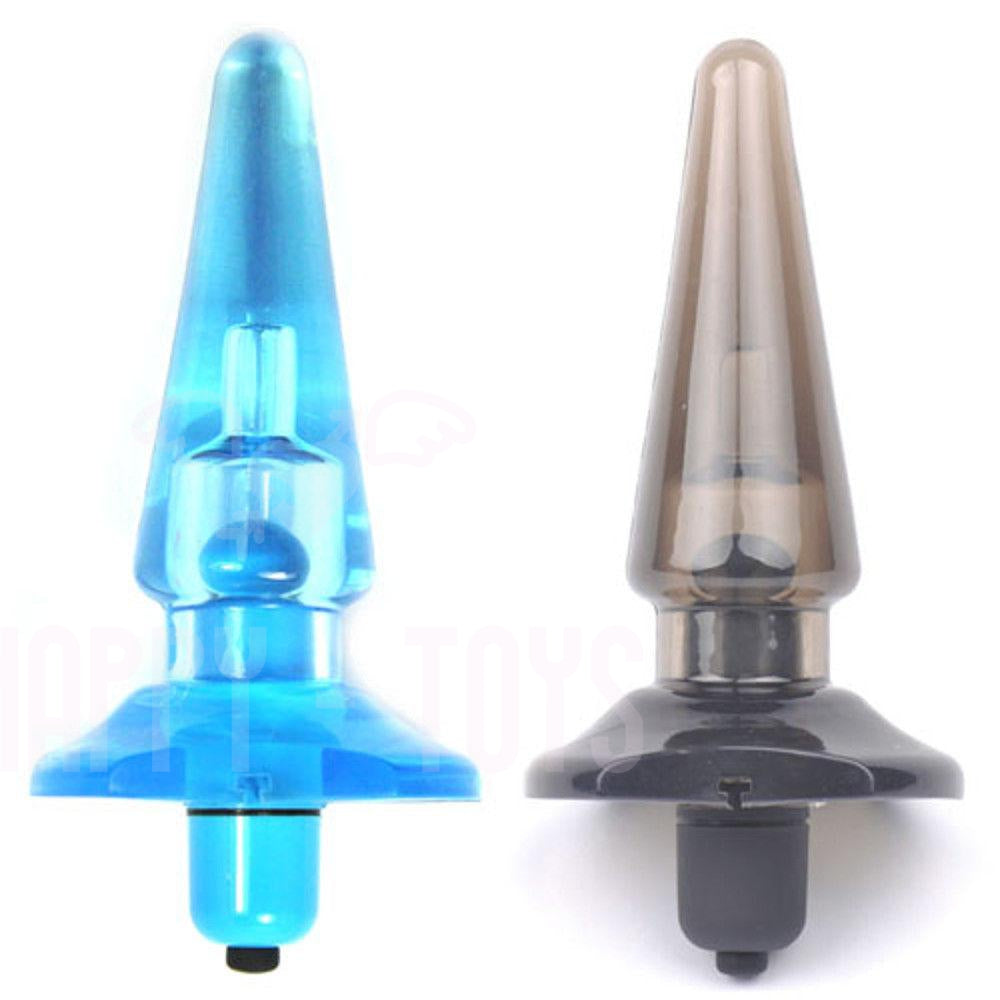 5" Vibrating Butt Plug Anal Dildo Vibrator Anal Plug Bullet Sex Toy Waterproof-Happy-Toys