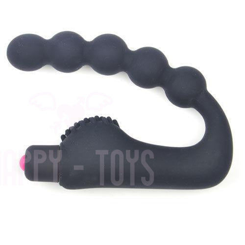 Vibrating Anal Beads Butt Plug Dildo Prostate Stimulation Gay Sex Toy Waterproof-Happy-Toys