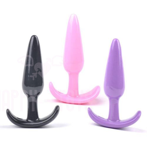 5" Anal Plug Butt Plug Beads Anal Dildo Flared Couples Gay Sex Toy Waterproof-Happy-Toys