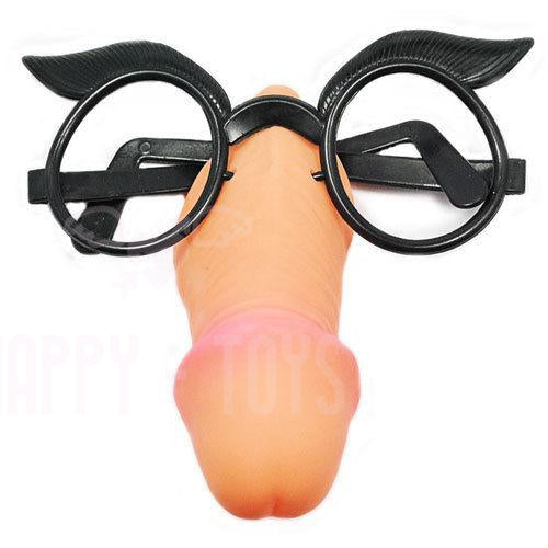 Novelty Willy Dicky Cock Penis Glasses Hen Do Night Party Naughty Joke Sex Game-Happy-Toys