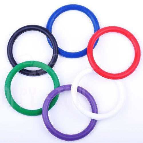 Silicone 5 Cock Ring Set Penis Ring Kit Couples Mens Adult Sex Toy Waterproof-Happy-Toys